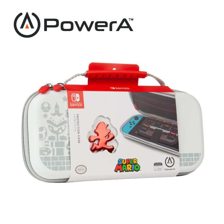 【PowerA】|任天堂官方授權|收納保護殼(1517036-01)-瑪利歐