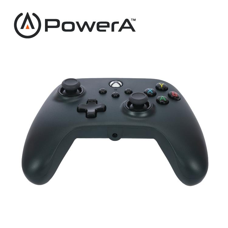 【PowerA】|XBOX 官方授權|有線遊戲手把(1519265-02)- 黑
