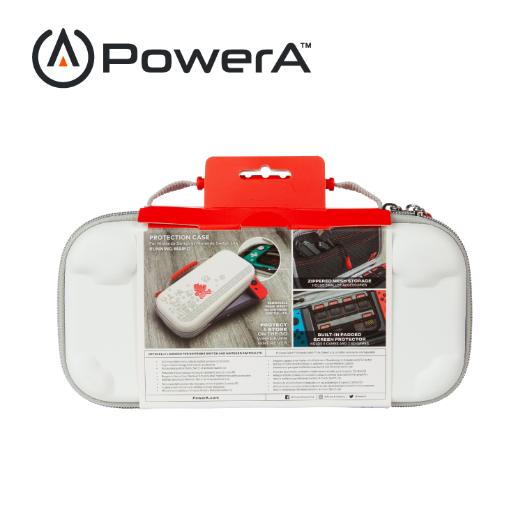 【PowerA】|任天堂官方授權|收納保護殼(1517036-01)-瑪利歐