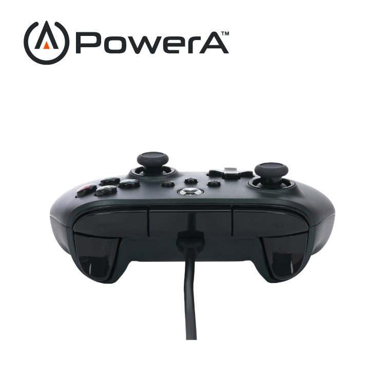 【PowerA】|XBOX 官方授權|有線遊戲手把(1519265-02)- 黑