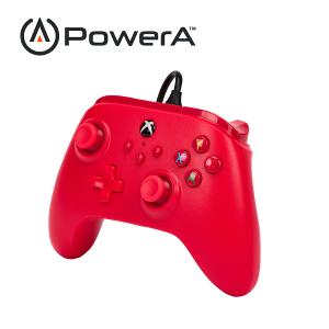 【PowerA】|XBOX 官方授權|有線遊戲手把(1519366-01) - 紅