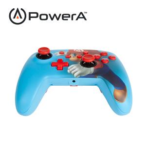 【PowerA】|任天堂官方授權 |增強款有線遊戲手把 (1518605-02)- 瑪利歐之拳-藍