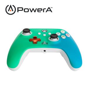【PowerA】|XBOX 官方授權|增強款有線遊戲手把(1518828-02) - 海水泡沫色