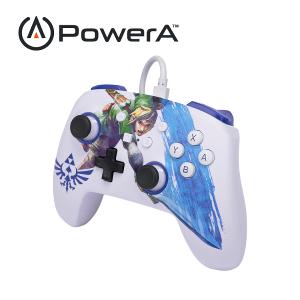 【PowerA】|任天堂官方授權|增強款有線遊戲手把(1526548-01)- 薩爾達大師之劍