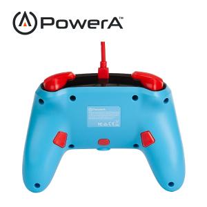 【PowerA】|任天堂官方授權 |增強款有線遊戲手把 (1518605-02)- 瑪利歐之拳-藍