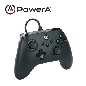 【PowerA】|XBOX 官方授權|有線遊戲手把(1519265-02)- 黑