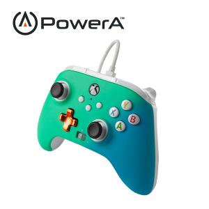 【PowerA】|XBOX 官方授權|增強款有線遊戲手把(1518828-02) - 海水泡沫色