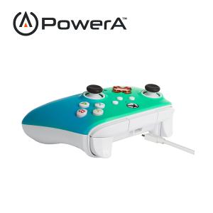 【PowerA】|XBOX 官方授權|增強款有線遊戲手把(1518828-02) - 海水泡沫色