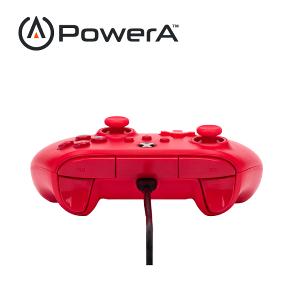 【PowerA】|XBOX 官方授權|有線遊戲手把(1519366-01) - 紅