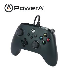 【PowerA】|XBOX 官方授權|有線遊戲手把(1519265-02)- 黑