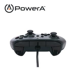【PowerA】|XBOX 官方授權|有線遊戲手把(1519265-02)- 黑