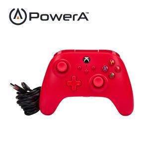 【PowerA】|XBOX 官方授權|有線遊戲手把(1519366-01) - 紅