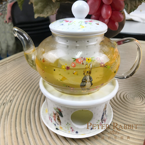 PETER RABBIT 比得兔 經典花茶壺 - 一壺杯碟二組一點心盤