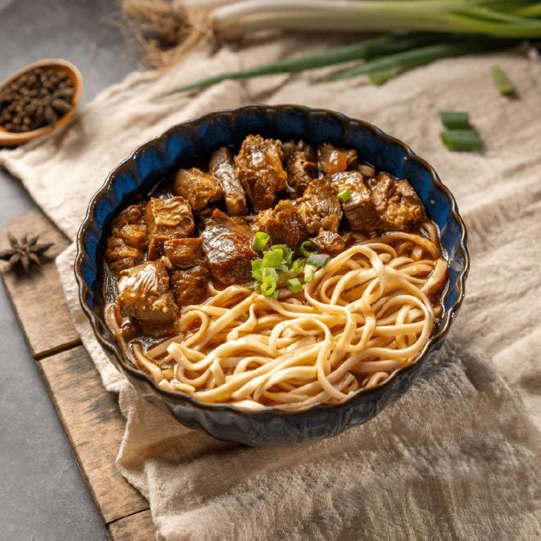 酉前嚴選 紅燒豬軟排麵 常溫調理包(2入/盒)