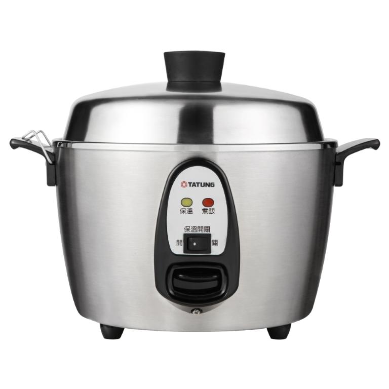 TATUNG 大同 6人份全不鏽鋼電鍋
