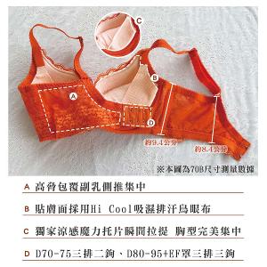 【思薇爾】撩波新花漾系列D-F罩蕾絲包覆女內衣(復刻綠)