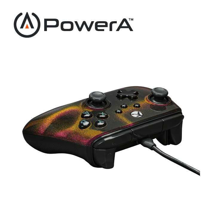 【PowerA】|XBOX 官方授權|可調增強款有線遊戲手把(XBGP0219-01)-星空