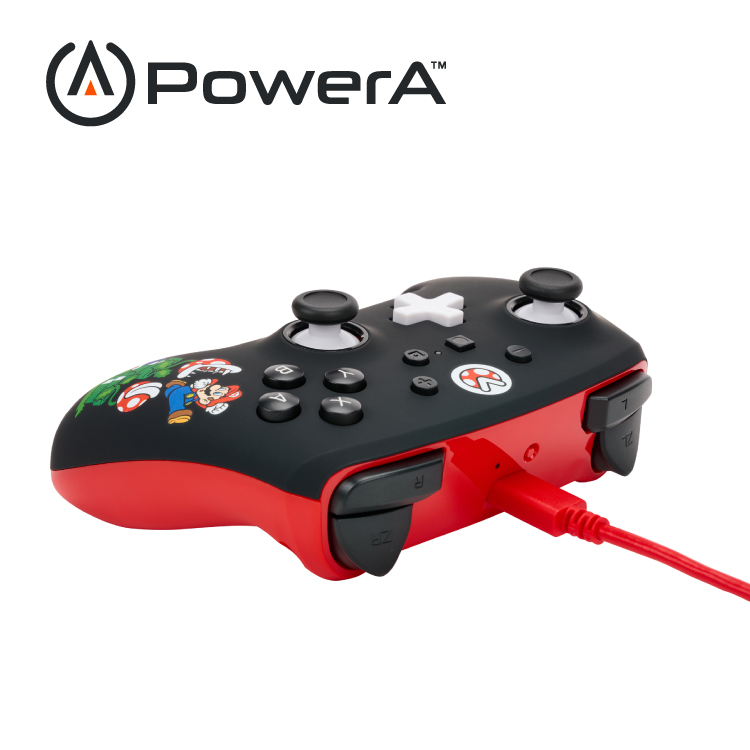 【PowerA】|任天堂官方授權|增強款無線遊戲手把限量款(1522795-01)-混亂瑪利歐