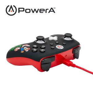 【PowerA】|任天堂官方授權|增強款無線遊戲手把限量款(1522795-01)-混亂瑪利歐