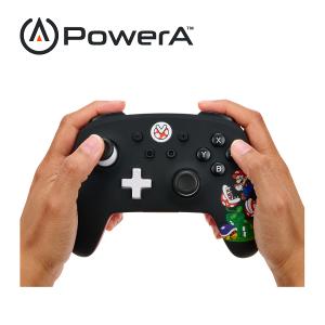 【PowerA】|任天堂官方授權|增強款無線遊戲手把限量款(1522795-01)-混亂瑪利歐
