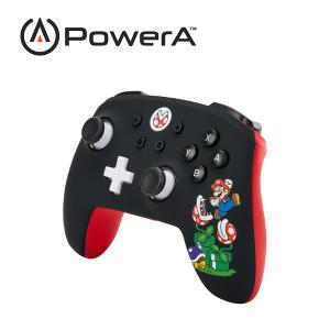 【PowerA】|任天堂官方授權|增強款無線遊戲手把限量款(1522795-01)-混亂瑪利歐