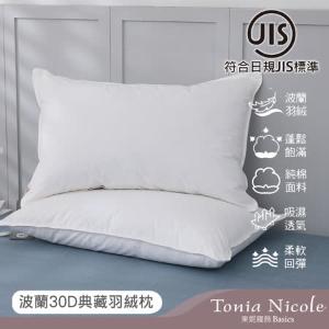 【Tonia Nicole 東妮寢飾】波蘭30D典藏羽絨枕