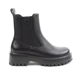 HEAVENLYFEET｜英國舒適休閒女鞋 切爾西厚底短靴-Alana(黑色)