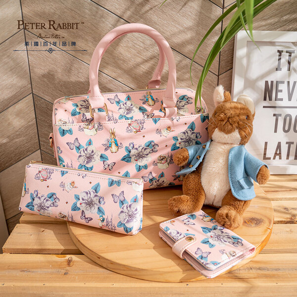 PETER RABBIT 比得兔 卡片夾 -山茶花粉色