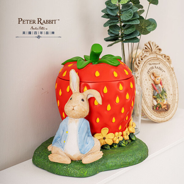 PETER RABBIT 比得兔置物盒-南瓜屋/草莓