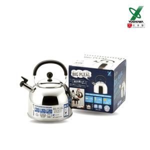 【YOSHIKAWA 吉川】日本18-8(304)不鏽鋼笛音壺4L 對應IH 日本製SJ2702