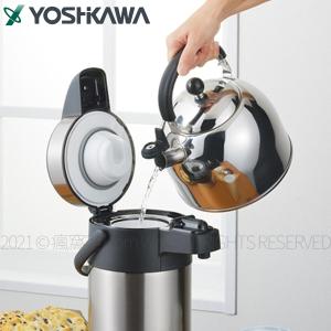 【YOSHIKAWA 吉川】日本18-8(304)不鏽鋼笛音壺4L 對應IH 日本製SJ2702