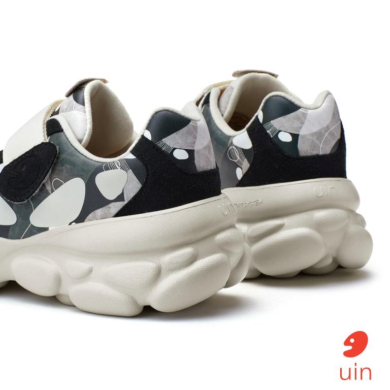 uin│西班牙原創設計 女鞋 帆布鞋 懶人鞋 厚底鞋 午夜幽徑3彩繪休閒鞋W1851254