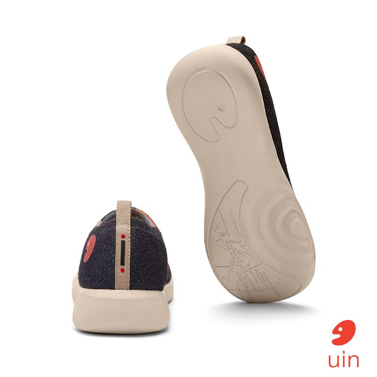 uin│西班牙原創設計 男鞋  帆布鞋 懶人鞋 愛的掌心3彩繪休閒鞋M1710778