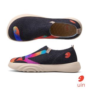 uin│西班牙原創設計 女鞋  帆布鞋 懶人鞋 愛的掌心3彩繪休閒女鞋W1711245