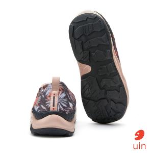 uin│西班牙原創設計 女鞋 帆布鞋 懶人鞋 夜間花影彩繪休閒鞋W1901272