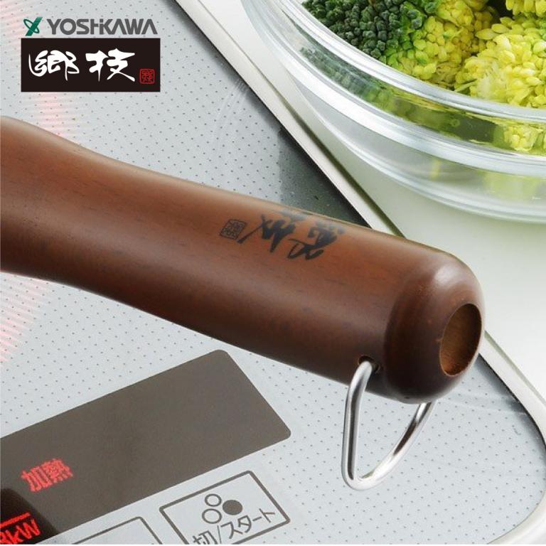 【YOSHIKAWA吉川鄉技】職人不鏽鋼21-0雪平鍋18cm 日本新潟燕三条製 YJ2553(送台製鍋蓋)