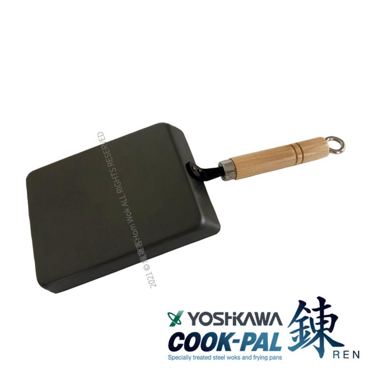 【YOSHIKAWA吉川】鍊COOK-PAL輕量氮化(窒化)超鐵玉子燒(M)18x3cm 日本製 YH9921
