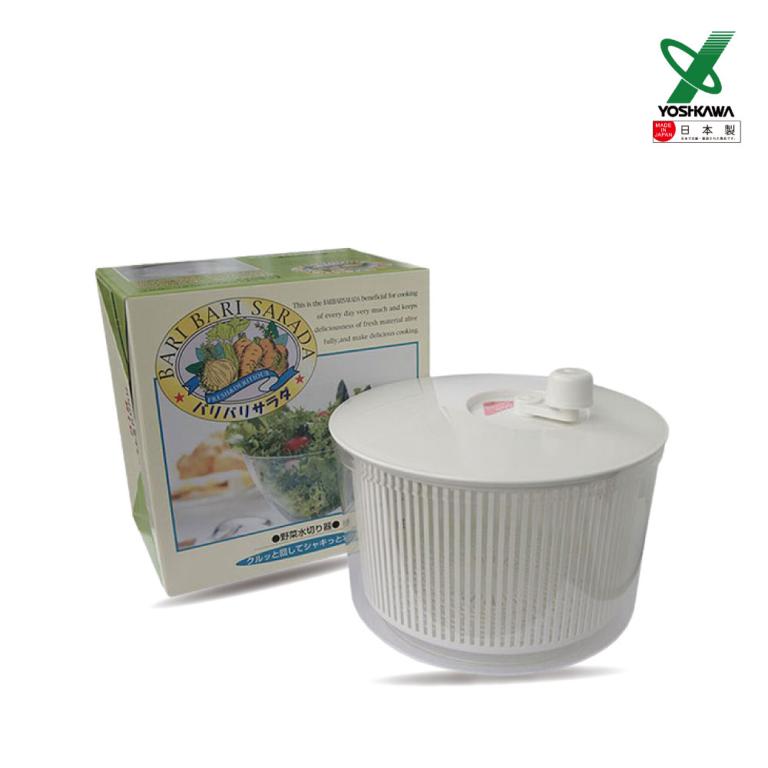 【YOSHIKAWA吉川】日本蔬菜脫水器(大)SP1195 日本製 手動甩水神器