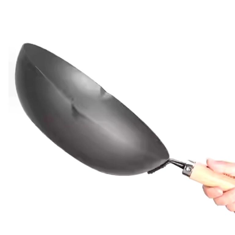 【YOSHIKAWA吉川】鍊COOK-PAL輕量氮化(窒化)超鐵平底深鐵鍋-28cm-單柄YH9911(送台製鍋蓋)