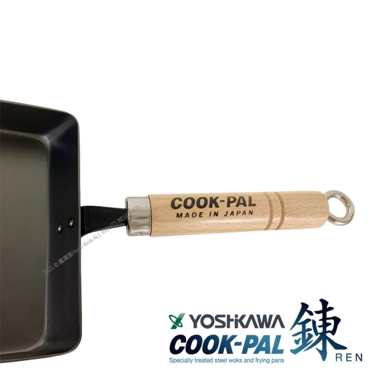 【YOSHIKAWA吉川】鍊COOK-PAL輕量氮化(窒化)超鐵玉子燒(M)18x3cm 日本製 YH9921