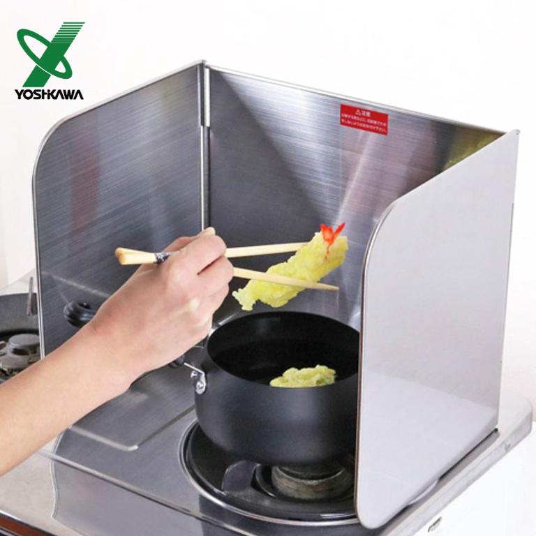 【YOSHIKAWA吉川】不鏽鋼折疊式防噴油擋隔板SP1255 日本製