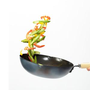 【YOSHIKAWA吉川】鍊COOK-PAL輕量氮化(窒化)超鐵平底深鐵鍋-28cm-單柄YH9911(送台製鍋蓋)