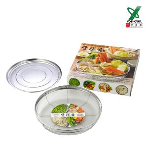 【YOSHIKAWA吉川】食道樂不鏽鋼備料瀝水籃盤組30cm(2入/組) SH6526 日本製
