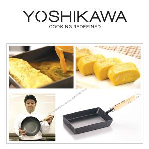 【YOSHIKAWA吉川】鍊COOK-PAL輕量氮化(窒化)超鐵玉子燒(M)18x3cm 日本製 YH9921