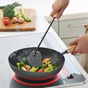 【YOSHIKAWA吉川】鍊COOK-PAL輕量氮化(窒化)超鐵平底深鐵鍋-28cm-單柄YH9911(送台製鍋蓋)