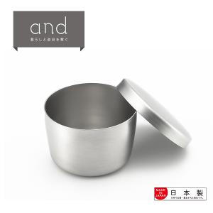 【YOSHIKAWA吉川】日本AND不鏽鋼保存盒(圓型) 100ml 日本製 AN0202