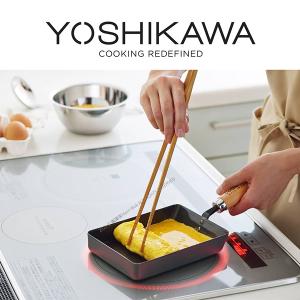 【YOSHIKAWA吉川】鍊COOK-PAL輕量氮化(窒化)超鐵玉子燒(M)18x3cm 日本製 YH9921