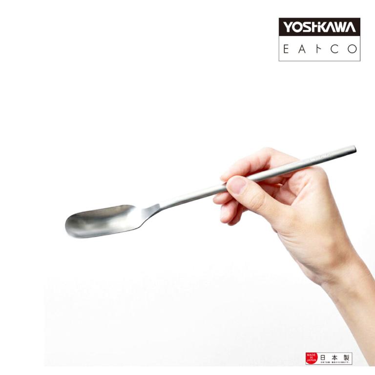 【YOSHIKAWA吉川】日本EAトCO不鏽鋼18-8(304)Saji 長柄小長勺 AS0056 日本製