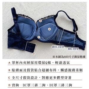 【思薇爾】星燦女爵系列B-E罩蕾絲集中包覆女內衣(岩石棕)