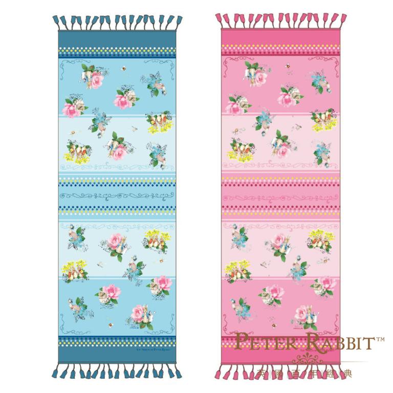 PETER RABBIT 比得兔 莫代爾棉玫瑰長絲巾- 2 款